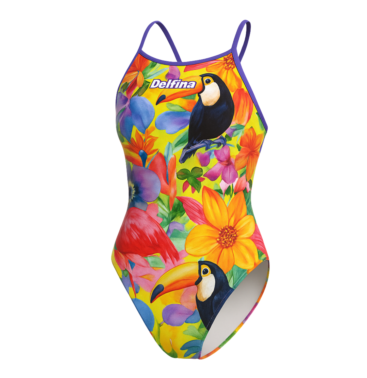 Tropical Toucan Women's Lightback Swimsuit