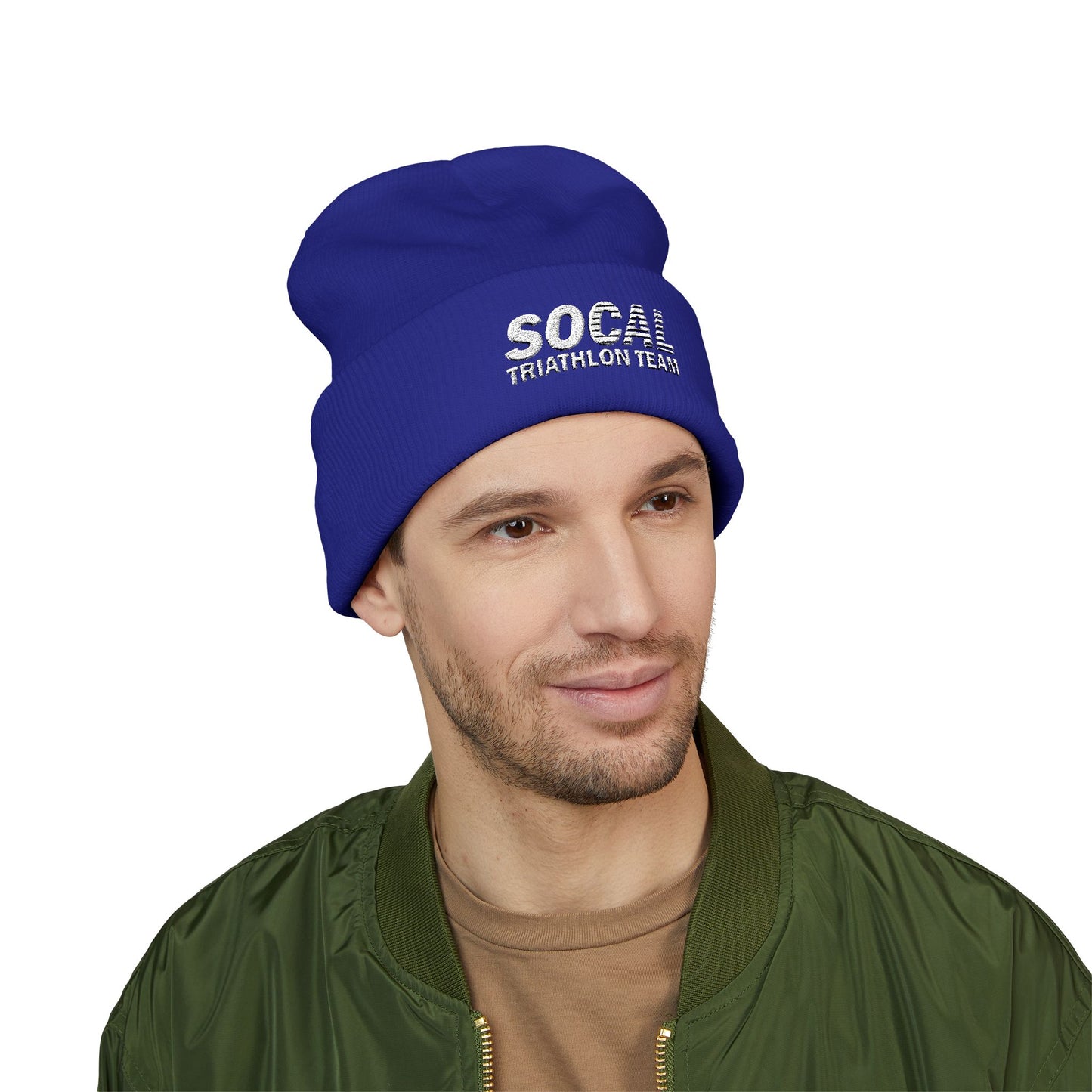 SoCal Triathlon Team Cuffed Beanie Navy (Embroidery)