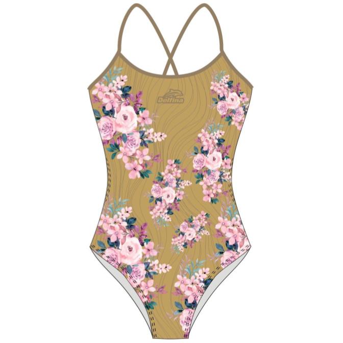 WILD BUDS WOMEN'S TIE-BACK SWIMSUIT