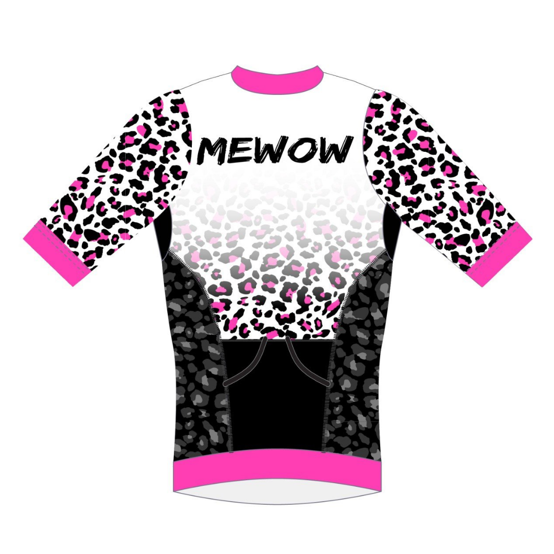 HISSYFIT WOMEN'S CUSTOM SHORT SLEEVE AERO TRI TOP