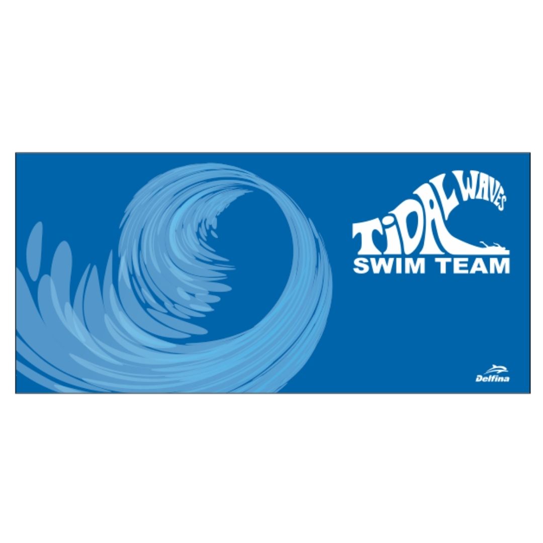 TIDAL WAVES CUSTOM UNISEX TOWEL
