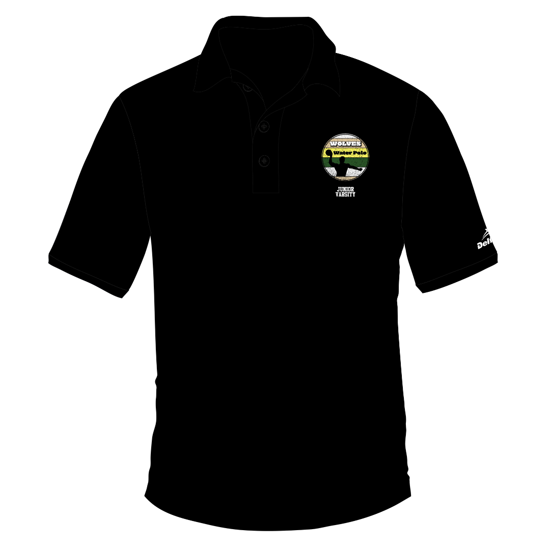 CUSTOM SRV JUNIOR VARSITY SHORT SLEEVE POLO (BLACK)
