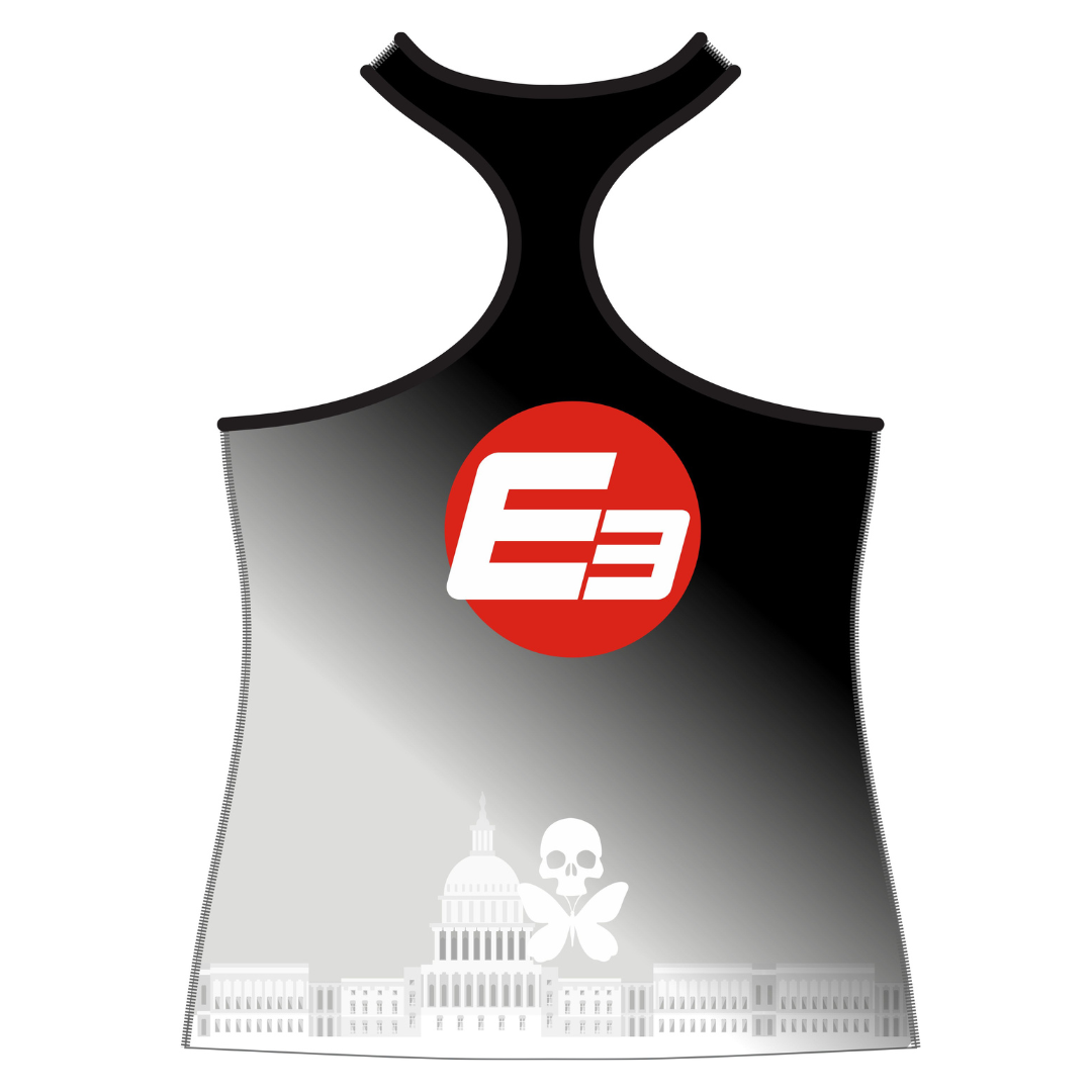 E3 CAPITOL HILL CUSTOM RACERBACK RUN TANK