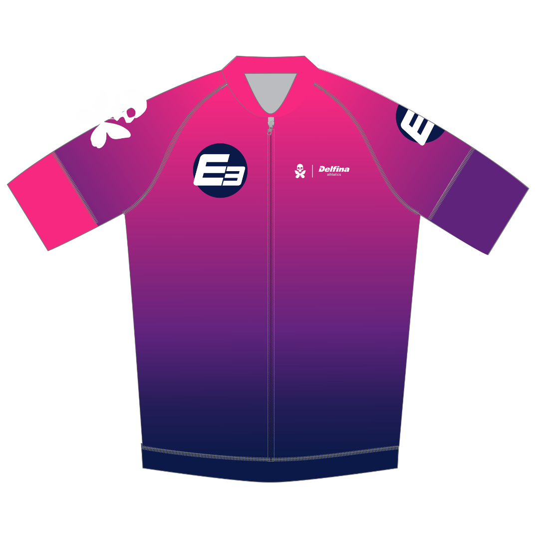 E3 HAWAIIAN SUNSET CUSTOM WOMEN'S RACE FIT CYCLING JERSEY