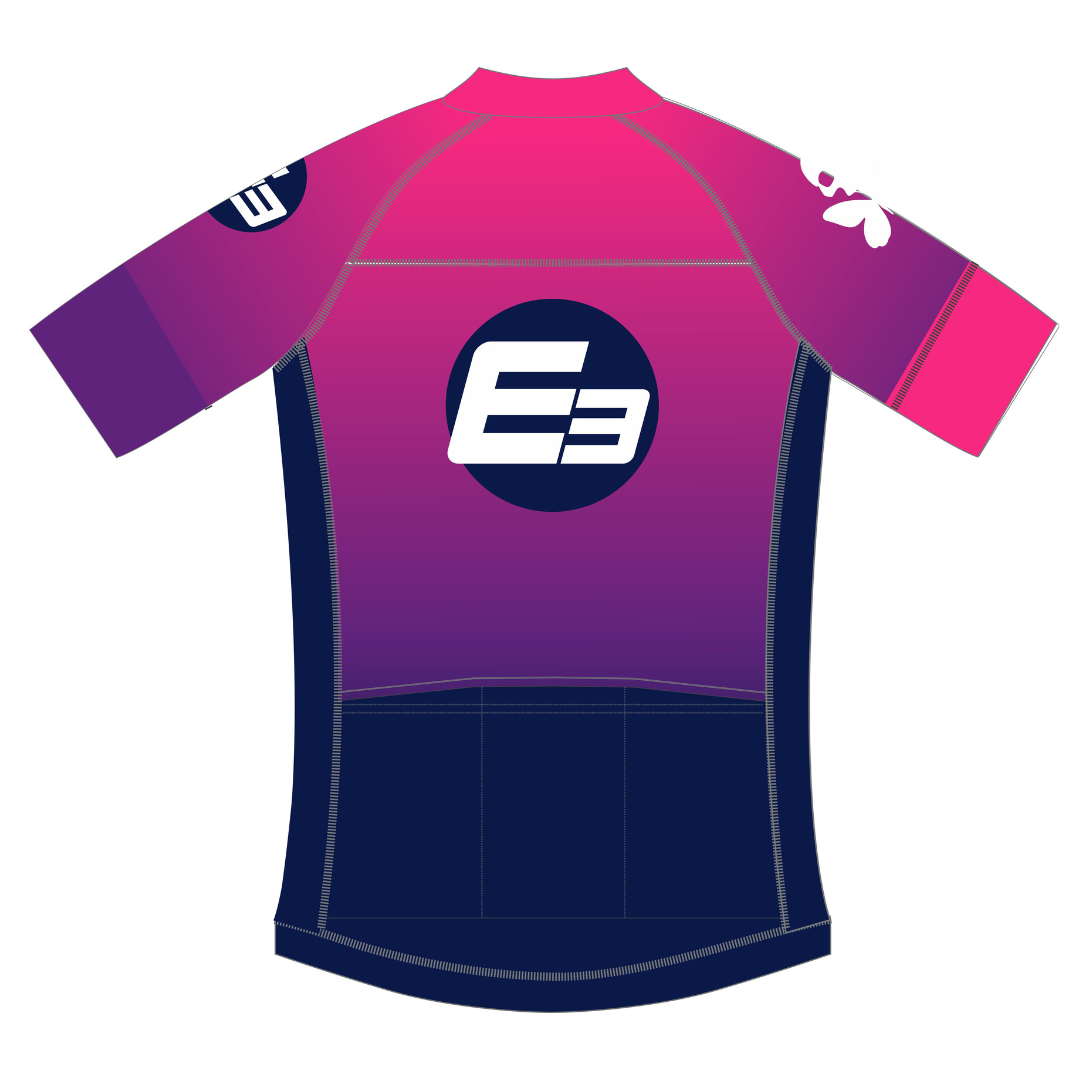 E3 HAWAIIAN SUNSET CUSTOM WOMEN'S RACE FIT CYCLING JERSEY