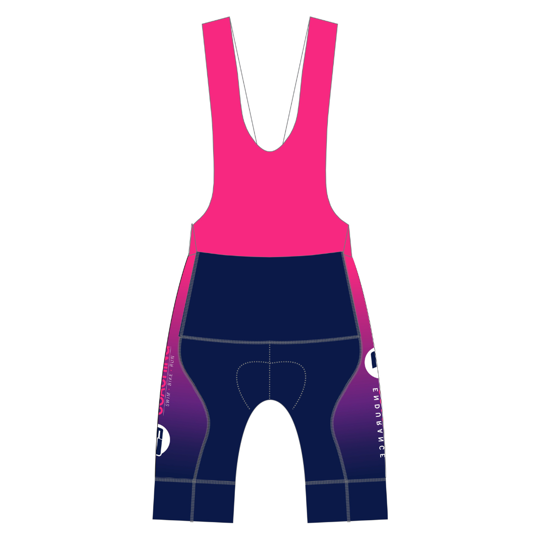 E3 HAWAIIAN SUNSET CUSTOM MEN'S CYCLE BIB SHORT