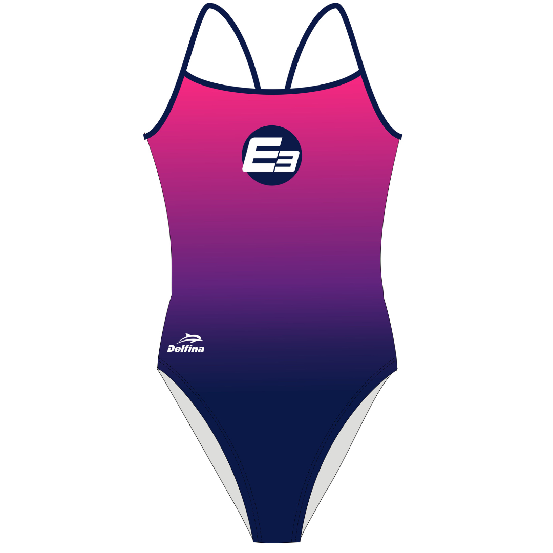 E3 HAWAIIAN SUNSET CUSTOM WOMEN'S OPENBACK ONE-PIECE SWIMSUIT