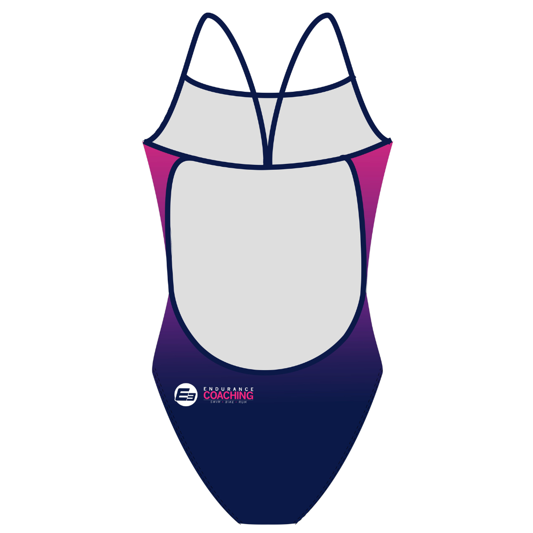 E3 HAWAIIAN SUNSET CUSTOM WOMEN'S OPENBACK ONE-PIECE SWIMSUIT