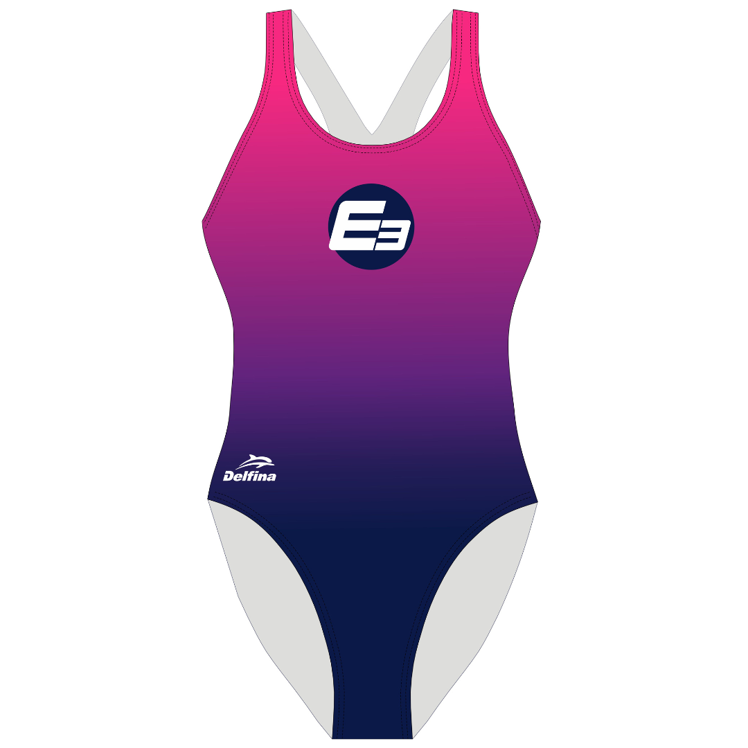 E3 HAWAIIAN SUNSET CUSTOM WOMEN'S XBACK ONE-PIECE SWIMSUIT