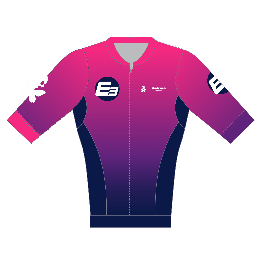E3 HAWAIIAN SUNSET CUSTOM MEN'S SHORT SLEEVE TRI TOP