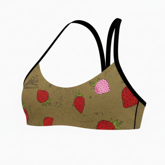 FRAGARIA FIELDS WOMEN'S BIKINI SWIMSUIT TOP
