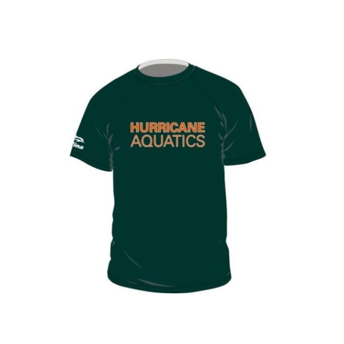 CUSTOM UNISEX DRY-FIT SHORT SLEEVE SHIRT HURRICANE AQUATICS