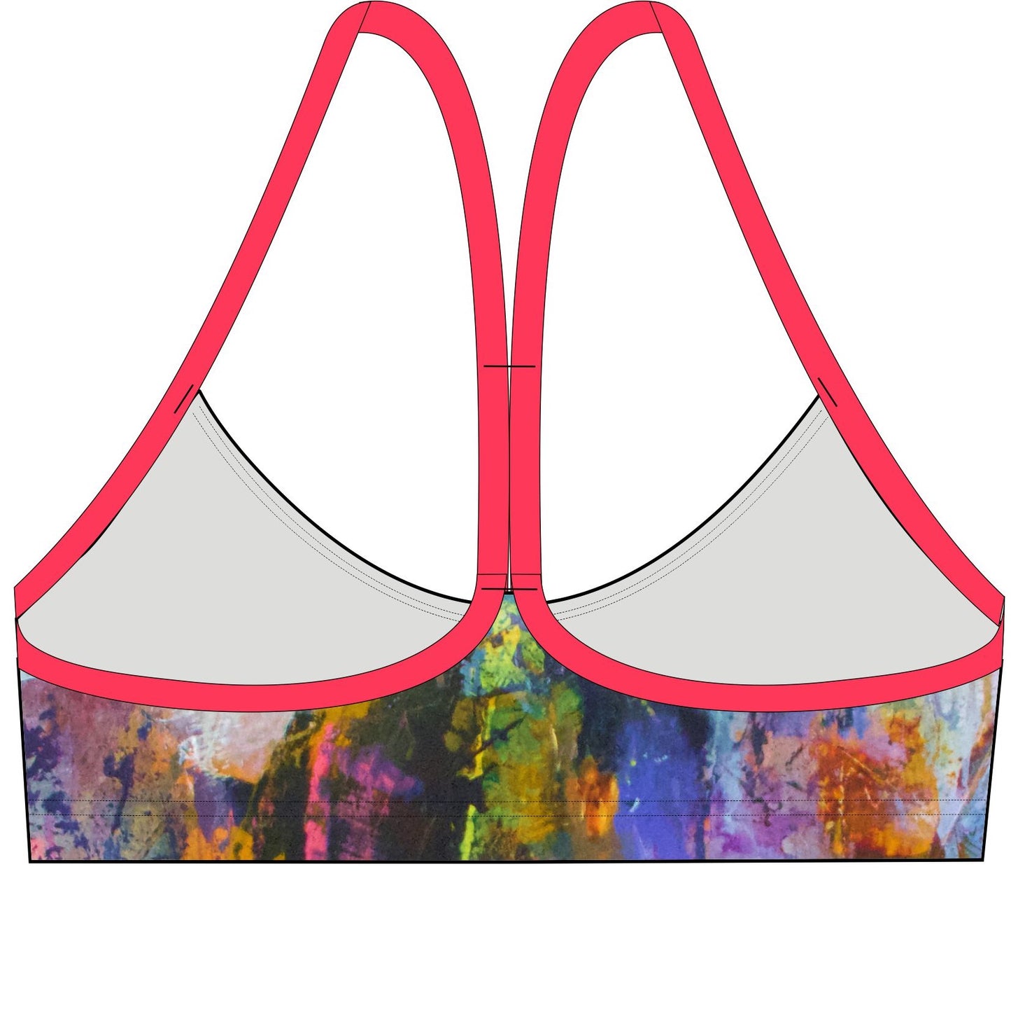 Tokyo Lights Women's Bikini Swimsuit Top