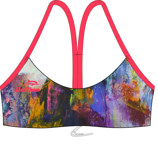 Tokyo Lights Women's Bikini Swimsuit Top
