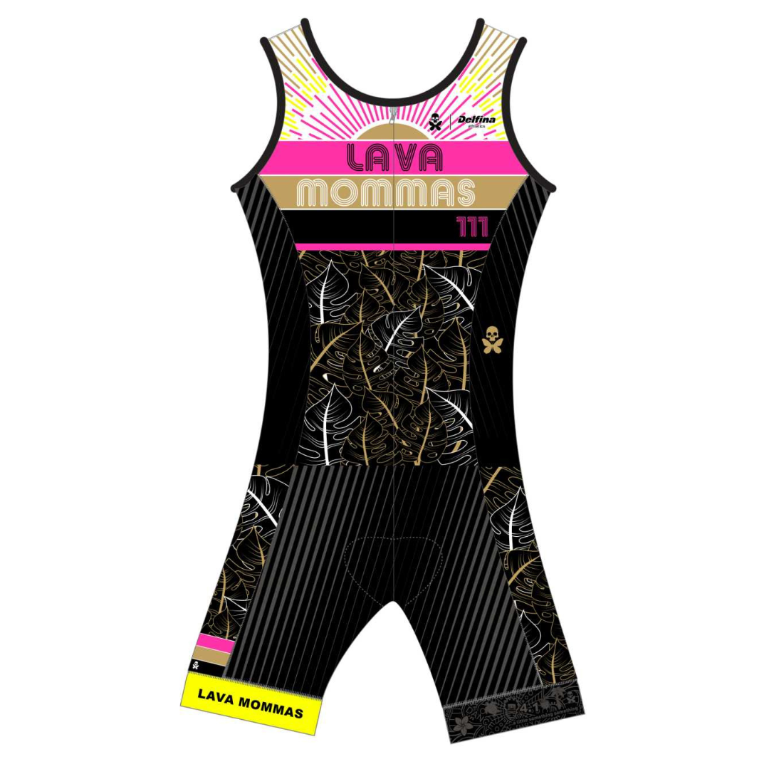 LAVA MOMMAS CUSTOM WOMEN'S SLEEVELESS TRISUIT