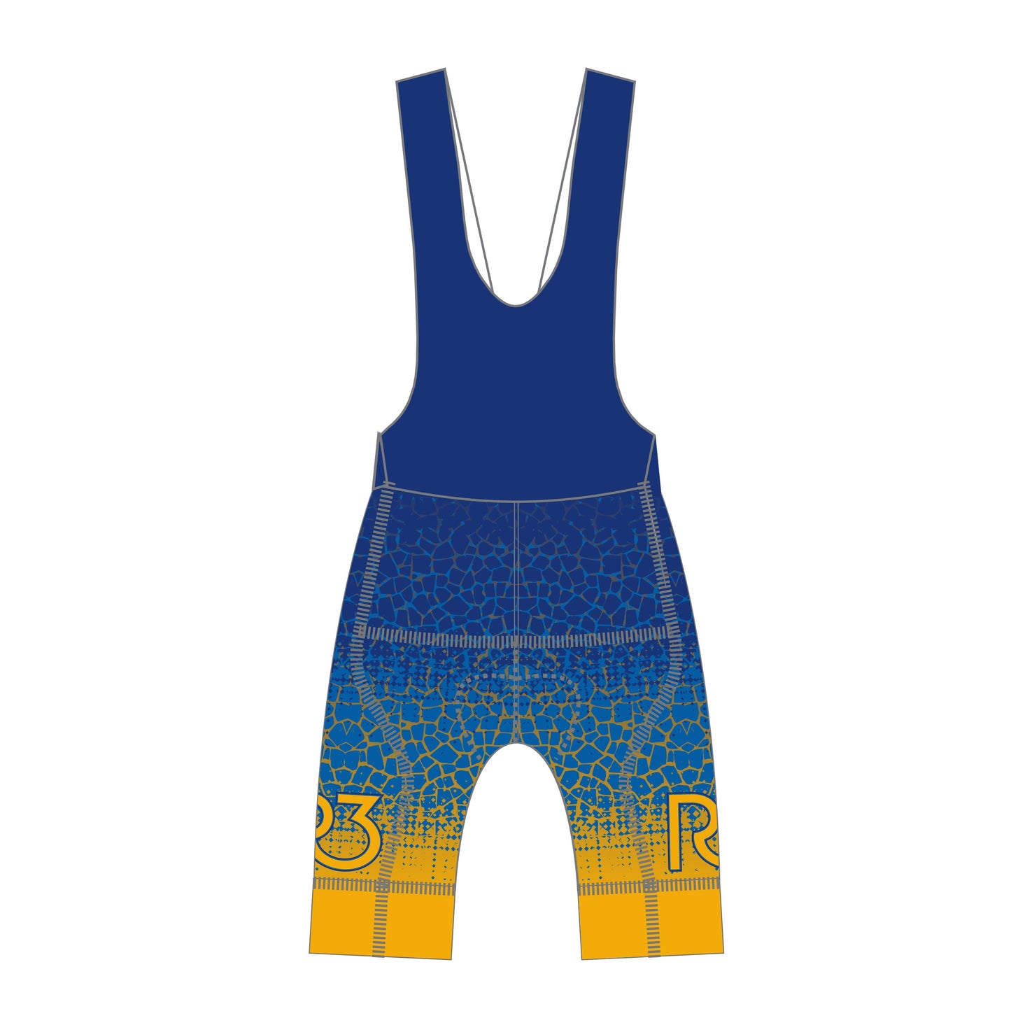 R3 ENDURANCE CUSTOM MEN'S CYCLE BIB SHORT