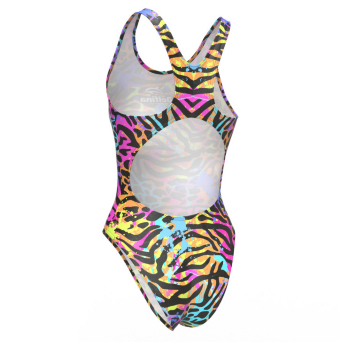 Neon Animal Women's Xback Swimsuit