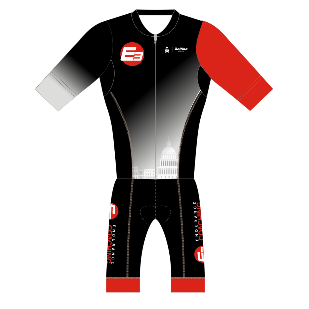 E3 CAPITOL HILL CUSTOM WOMEN'S SHORT SLEEVE TRI SKINSUIT