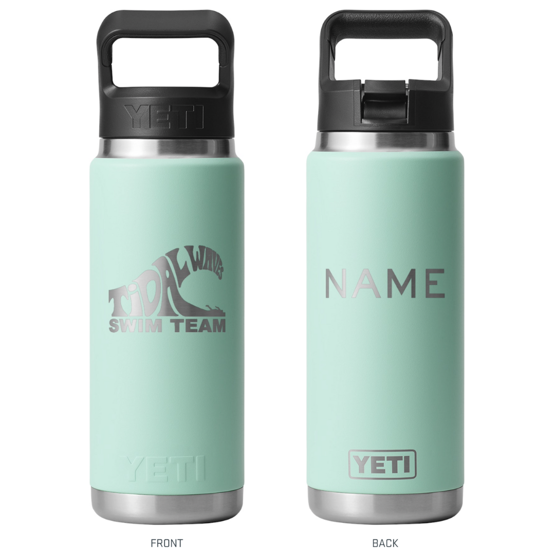 TIDAL WAVES CUSTOM YETI RAMBLER® 26 OZ WATER BOTTLE
