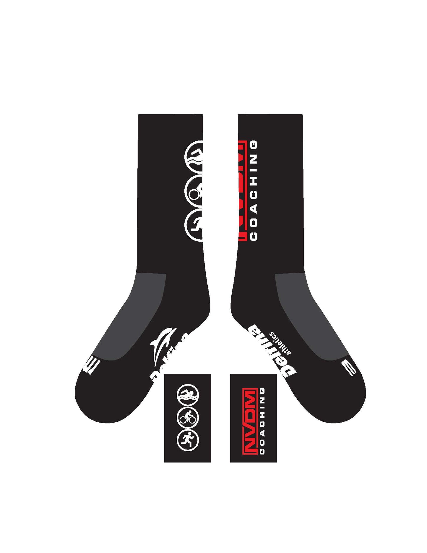 NVDM CUSTOM RUNNING SOCKS by rnnr