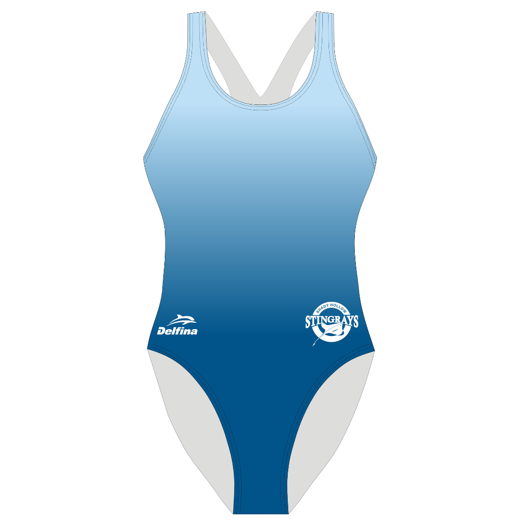 SHADY HOLLOW STINGRAYS CUSTOM WOMEN'S XBACK ONE-PIECE SWIMSUIT