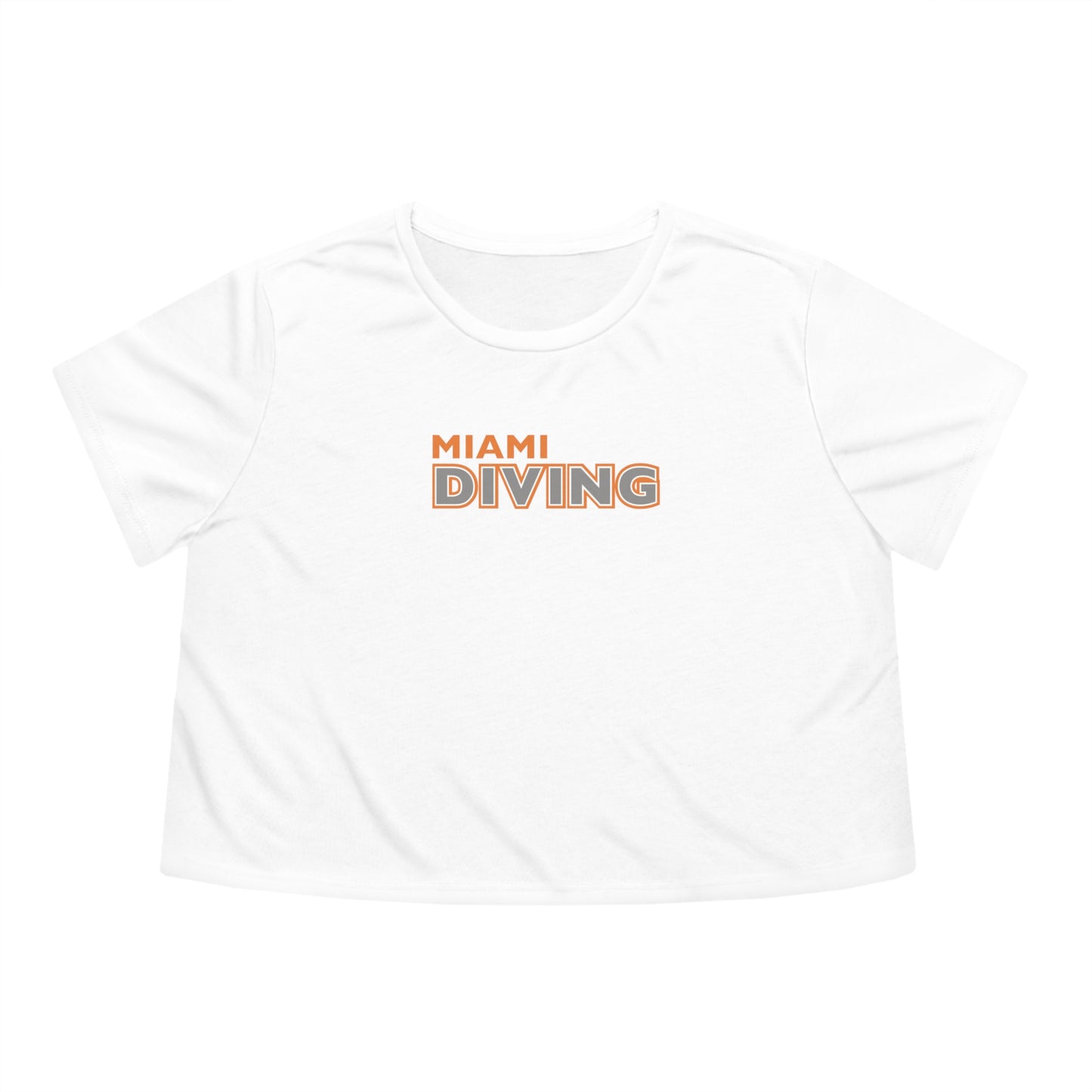 Miami Diving Women's Flowy Cropped Tee