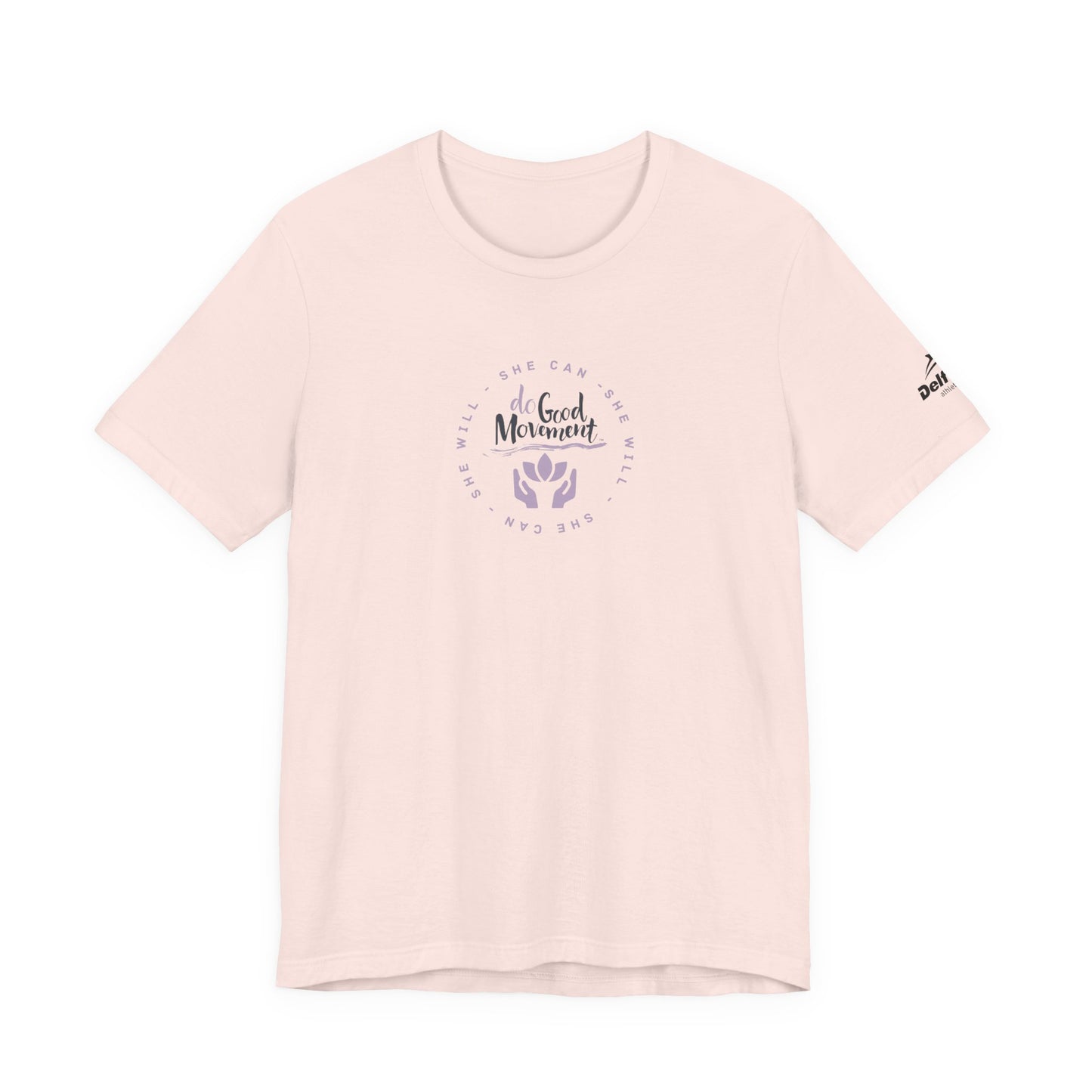 Do Good Movement Short Sleeve Tee Soft Pink