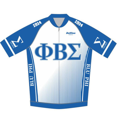 PHI BETA SIGMA CUSTOM MEN'S RACE FIT CYCLING JERSEY