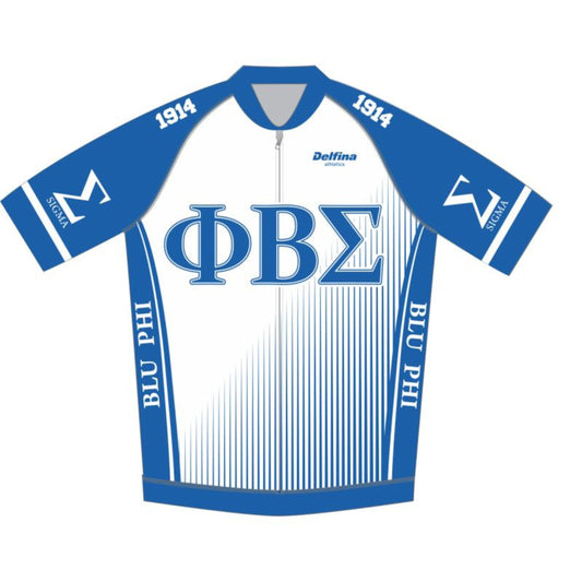 PHI BETA SIGMA CUSTOM MEN'S RACE FIT CYCLING JERSEY