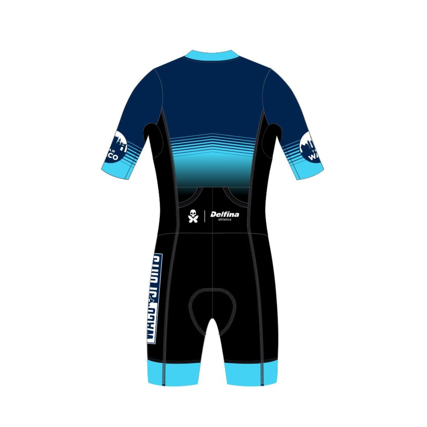 TEAM WACO ALUMNI CUSTOM MEN'S SHORT SLEEVE TRI SKINSUIT