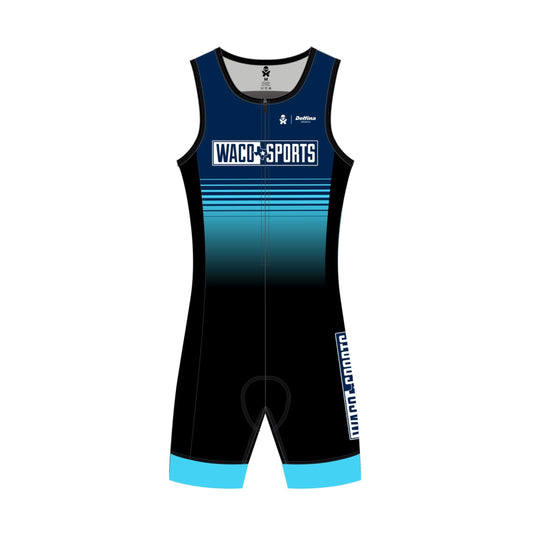 TEAM WACO ALUMNI CUSTOM MEN'S SLEEVELESS TRISUIT