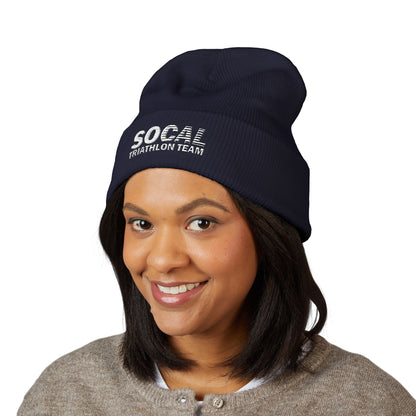 SoCal Triathlon Team Cuffed Beanie Navy (Embroidery)
