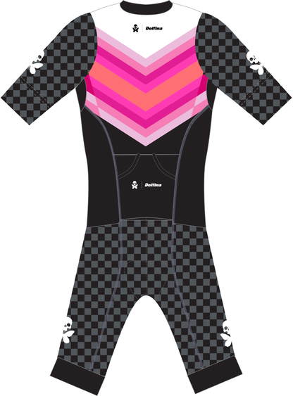 WOMEN'S CUSTOM SHORT SLEEVE TRI SKINSUIT