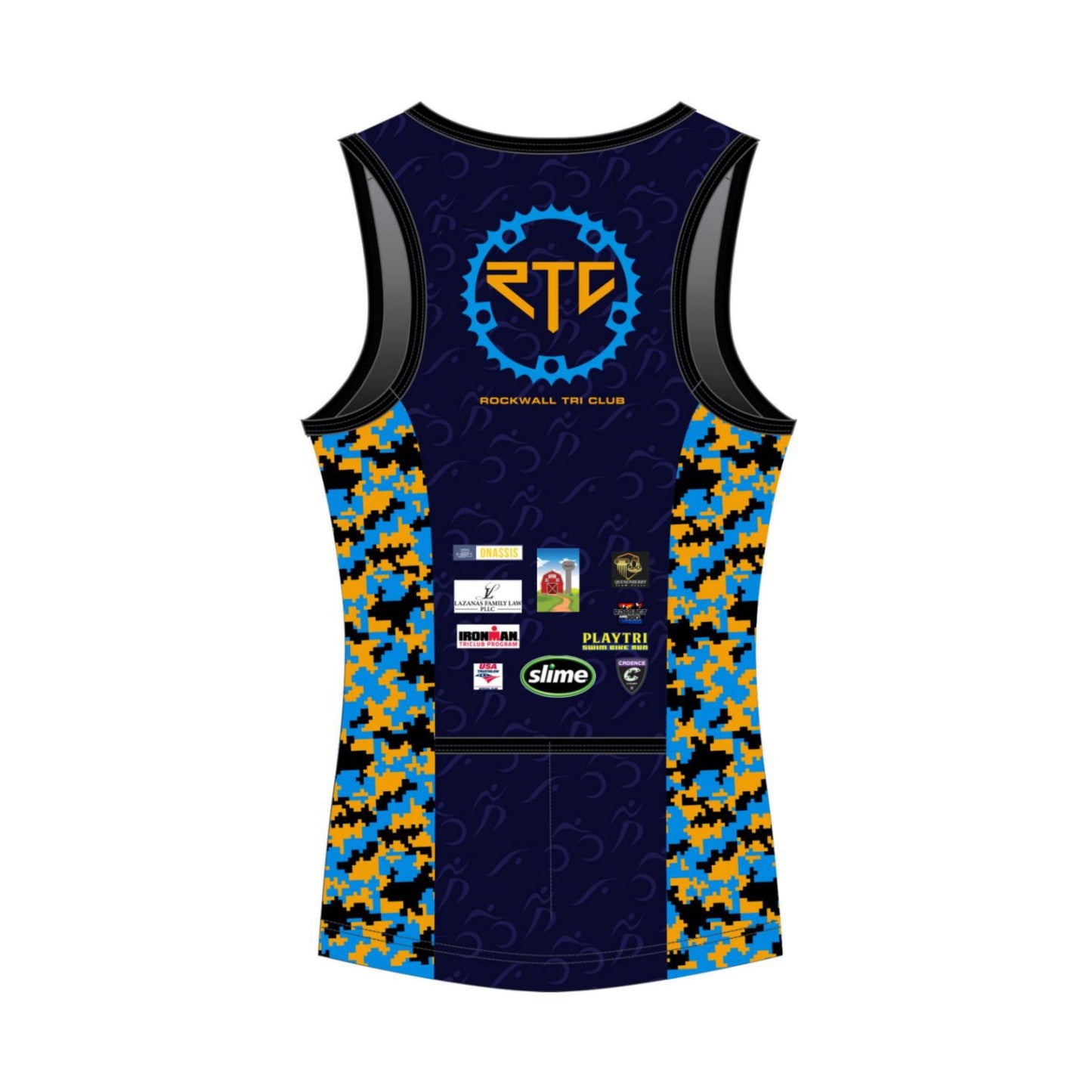 RTC CUSTOM MEN'S SLEEVELESS TRI TOP