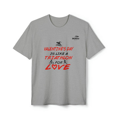 Valentine's Day Triathlon shirt