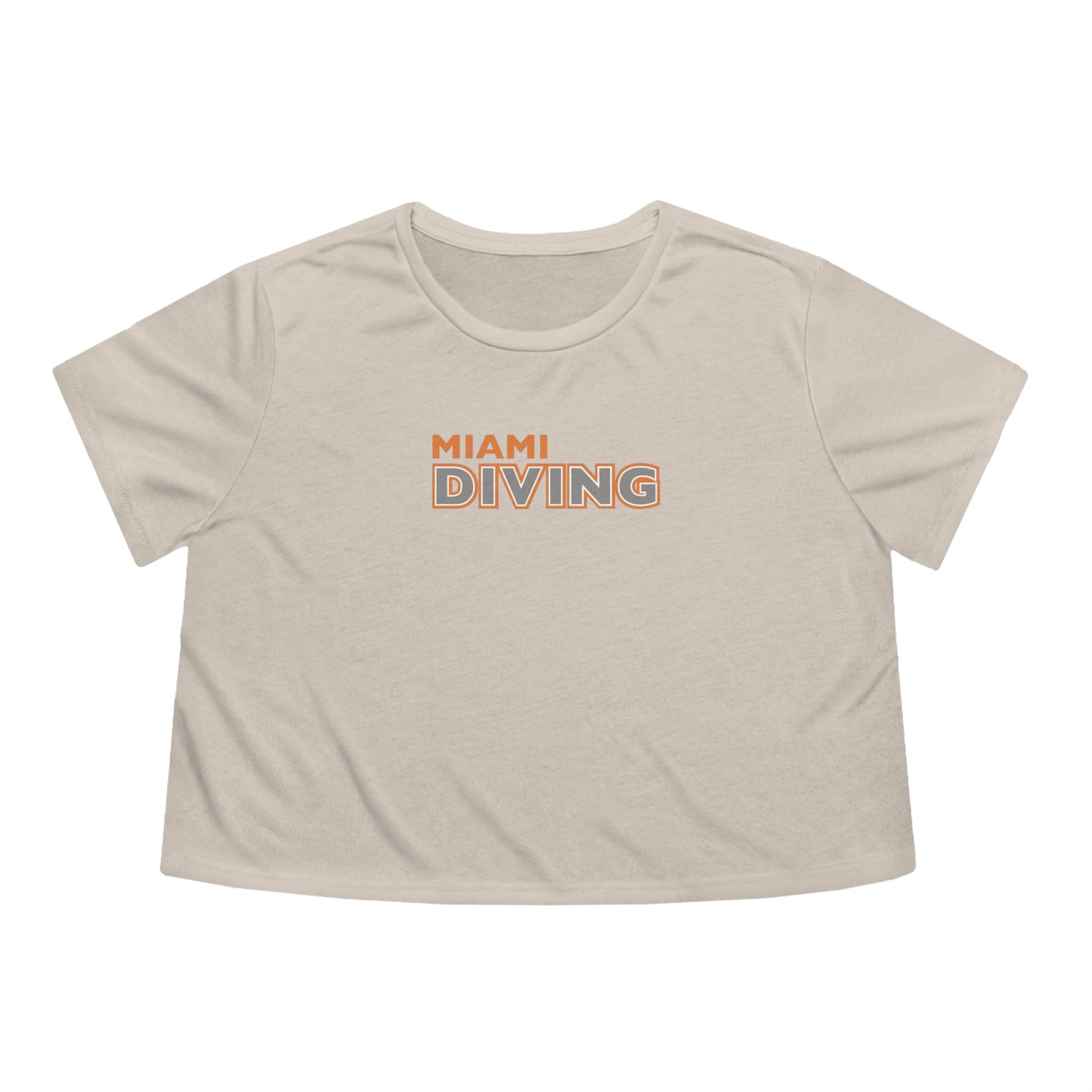 Miami Diving Women's Flowy Cropped Tee