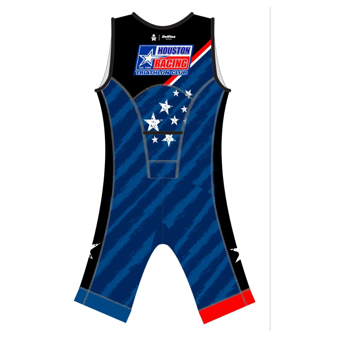 CUSTOM HRTC MEN'S SLEEVELESS TRISUIT