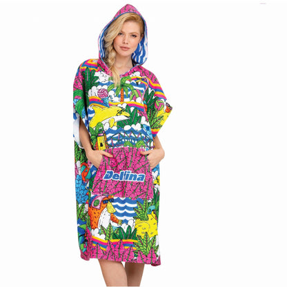 MIAMI DIVING UNISEX PONCHO TOWEL