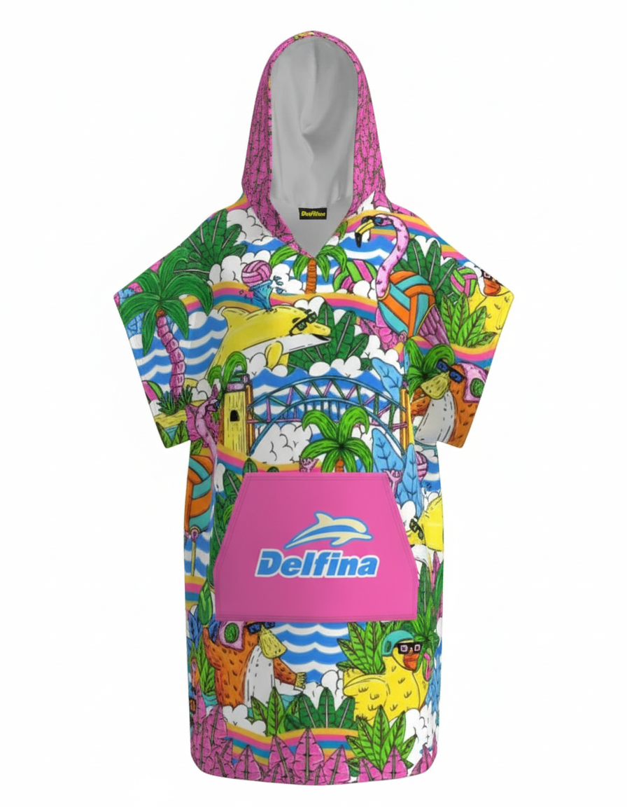 Hot Mess Hooded Poncho Towel