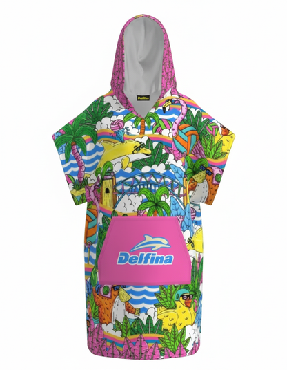 Hot Mess Hooded Poncho Towel