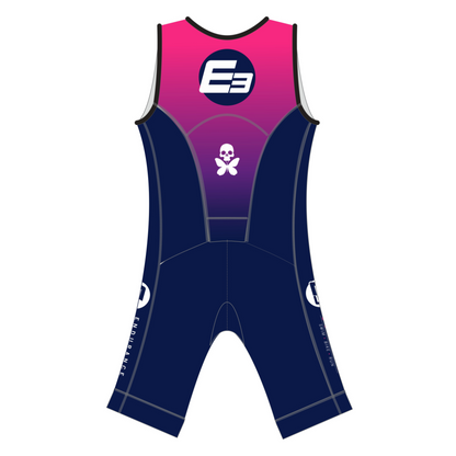 E3 HAWAIIAN SUNSET CUSTOM WOMEN'S SLEEVELESS TRISUIT