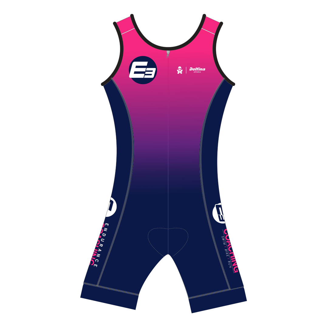 E3 HAWAIIAN SUNSET CUSTOM WOMEN'S SLEEVELESS TRISUIT