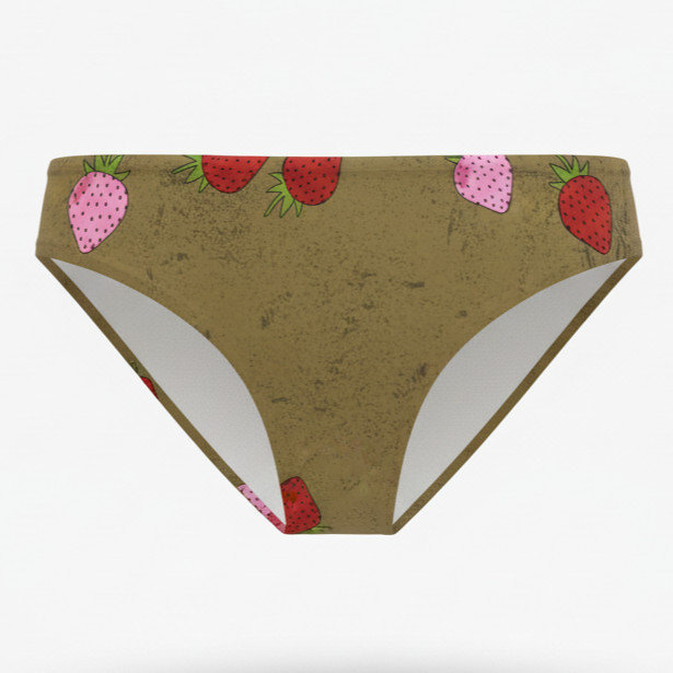 FRAGARIA FIELDS WOMEN'S BIKINI SWIMSUIT BOTTOM