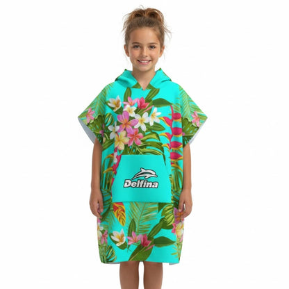 Hooded Poncho Towel Built for Children