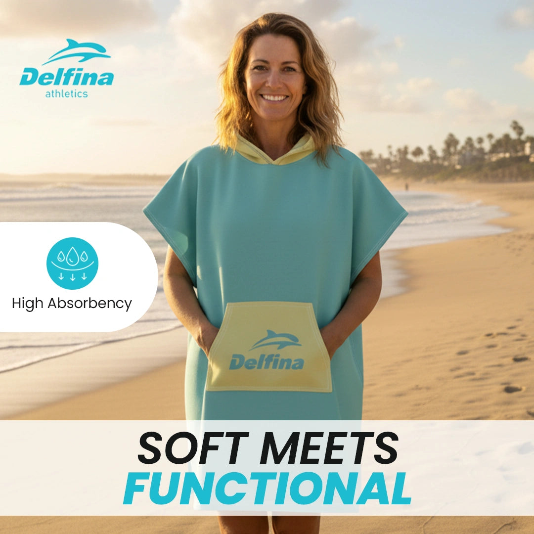 Hooded Poncho Towel For High Absorbency