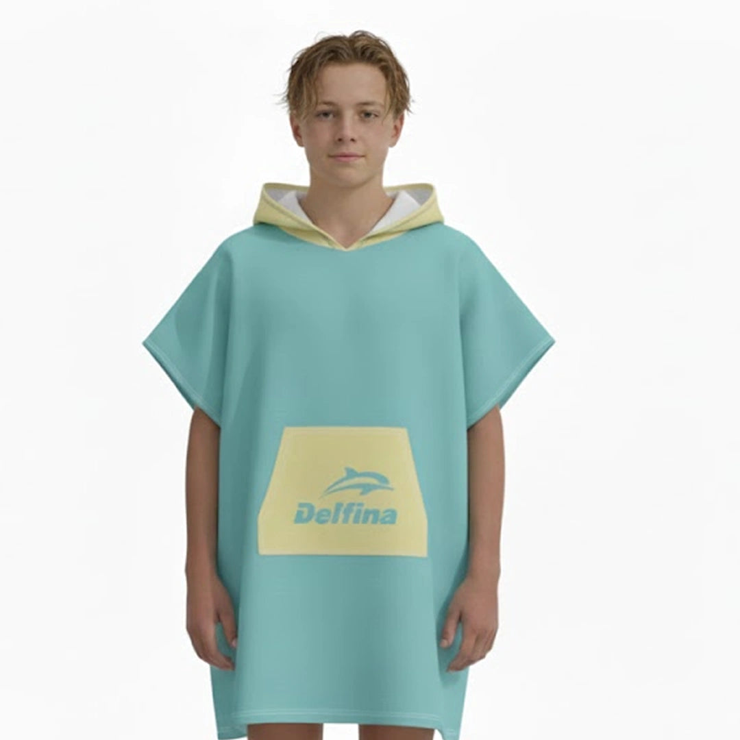 Hooded Poncho Towel for Boys