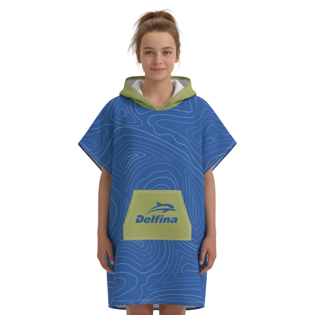 Hooded Poncho Towel for Girls