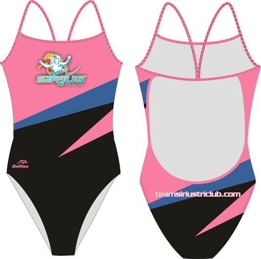 WOMEN'S LIGHTBACK SWIMSUIT TSTC PINK