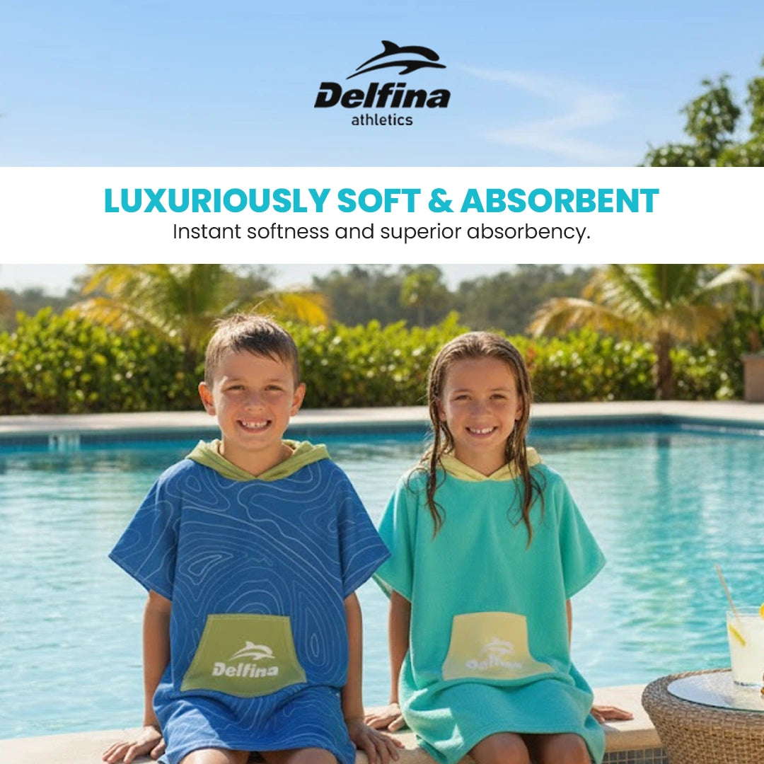 Instant softness and superior Absorbency Poncho Towel