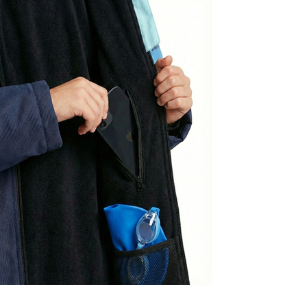 Delfina Kids Swim Parka with Removable Sleeves